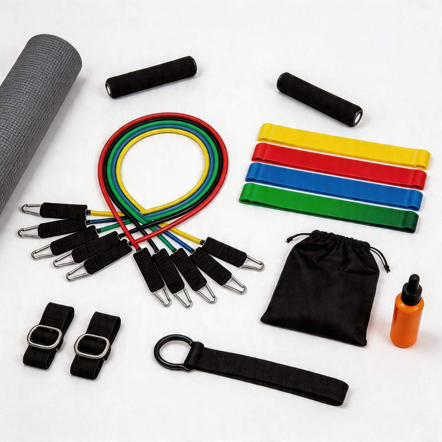 Kit Bandas de Resistencia 11 en 1 + Elásticas 10 a 30 lbs | GamuShop Colombia