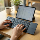 Teclado Bluetooth Plegable con Touchpad | GamuShop Colombia